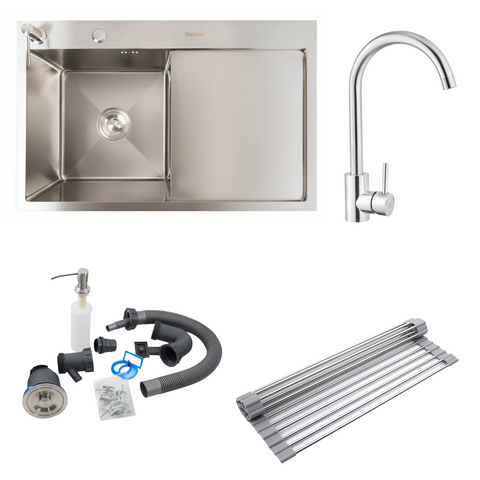 Комплект кухонної мийки Platinum CM 78*50 L pl23422 фото