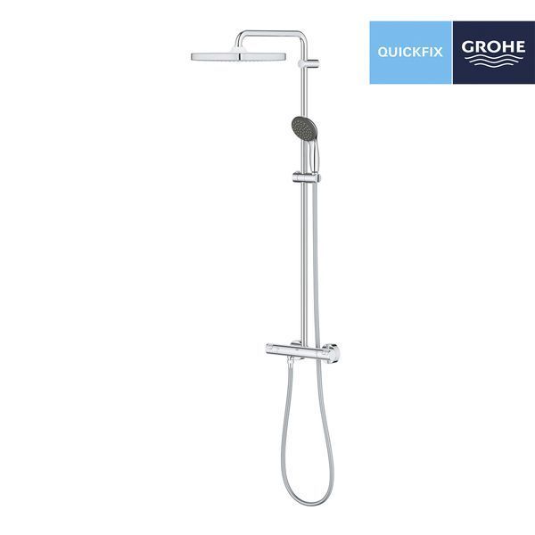 Душова система термостатична Grohe QuickFix Vitalio Start System 250 Cube 26696000 CV033052 фото