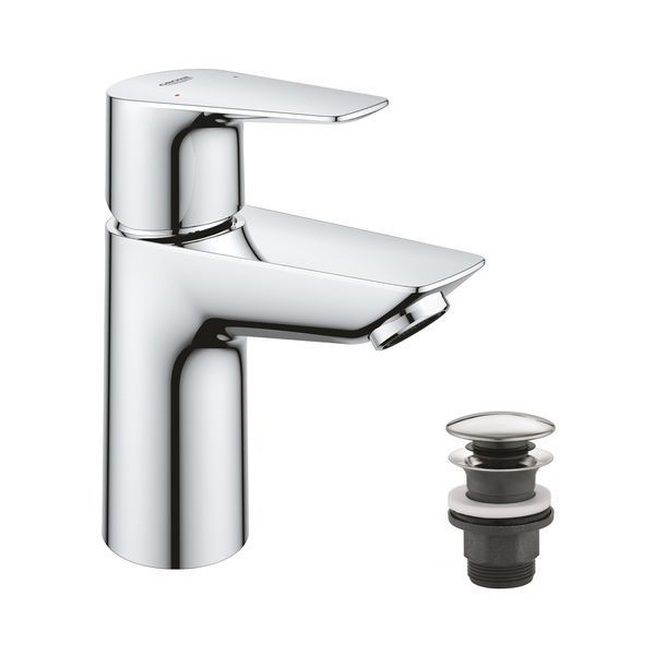 Змішувач для раковини Grohe QuickFix Start Edge S-Size 24199001 з донним клапаном CV031938 фото