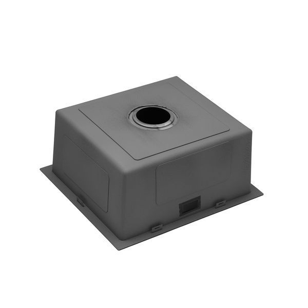 Кухонна мийка Kroner KRP Schwarze - 4843HM PVD (3.0/1.0 мм) CV022792 фото