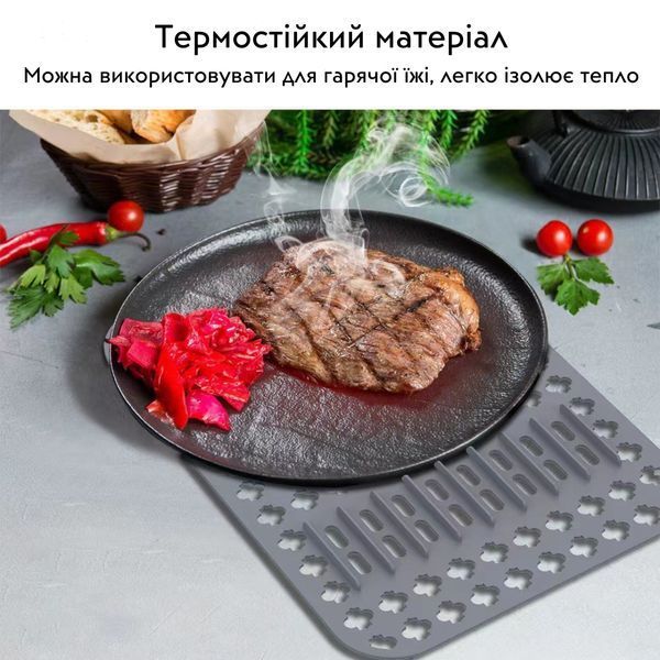 Силіконовий килимок в мийку термостійкий Nett SG-6433 309 фото
