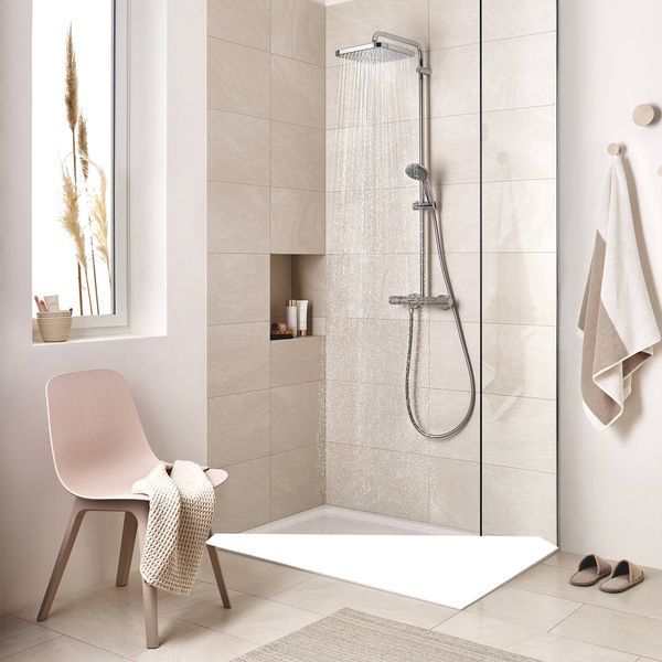 Душова система термостатична Grohe QuickFix Vitalio Start System 250 Cube 26696000 CV033052 фото