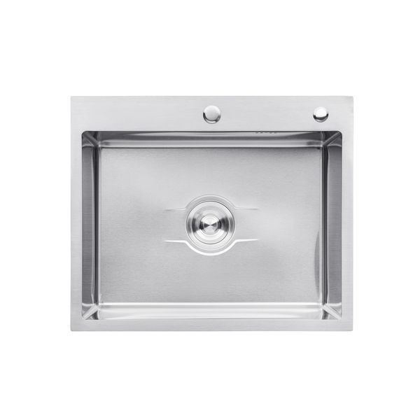 Комплект кухонной мойки Kroner KRP Derby - 6050HM Brush GRA ST27240 фото