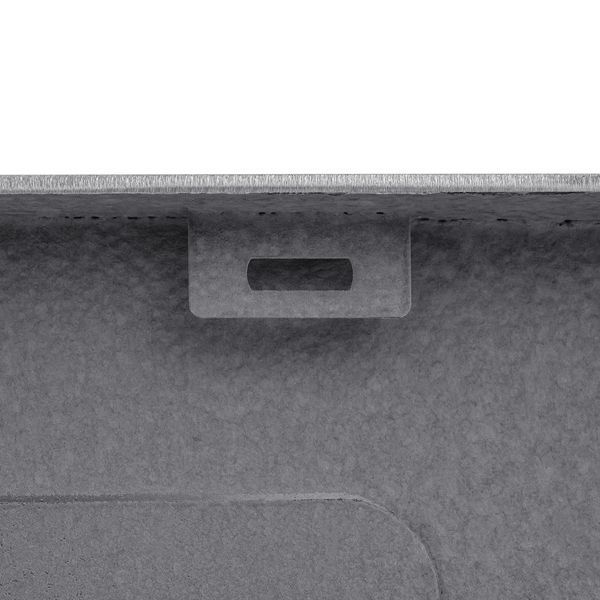 Комплект кухонной мойки Kroner KRP Derby - 6050HM Brush GRA ST27240 фото