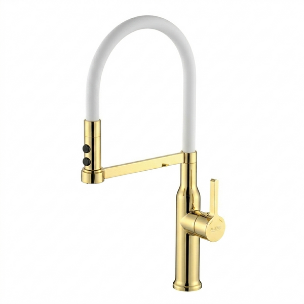 Комплект кухонної мийки Platinum 60*50 PVD ST4314 Gold SL2356 фото