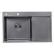 Комплект кухонной мойки Kroner KRP Schwarze 7849LHM PVD ST4303 ST42121 фото 2