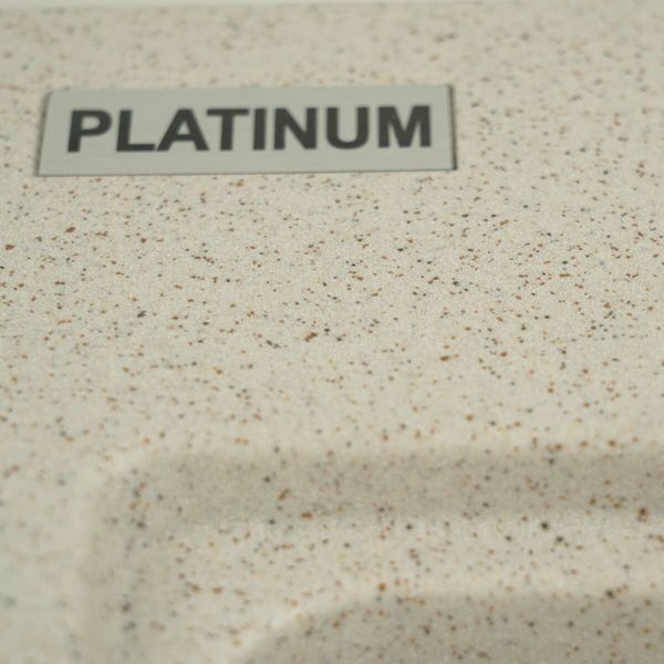 Гранитная мойка для кухни Platinum VESTA 5852 матовая Топаз 48601 фото