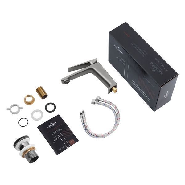 Набор 3 в 1 для ванной комнаты Kroner KRP Makon - GRP0637 SS73489 фото