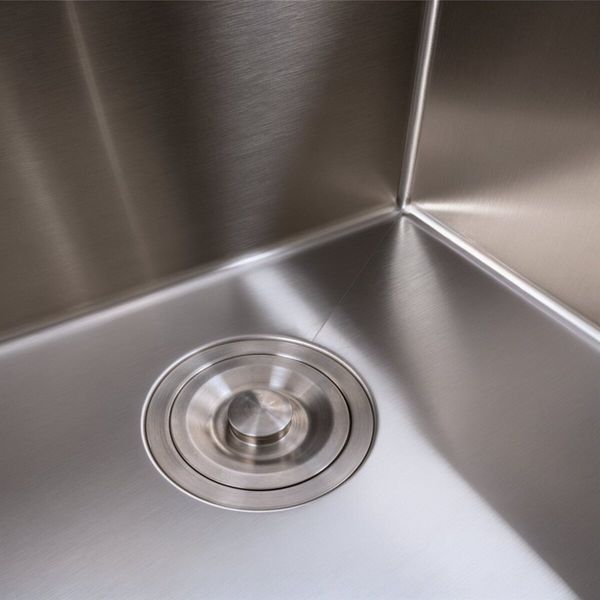Кухонна мийка 45*45 Valeso Handmade нержавійка(сифон крулий 3,0/0,8) 45913 фото
