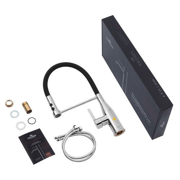 Смеситель для кухни Kroner KRP Ersel - C03111BLK CV033804 фото
