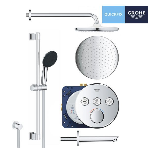 Душова система прихованого монтажу Grohe QuickFix SmartControl UA202801R3 CV030616 фото