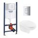 Комплект унітаза з інсталяцією 4 в 1 Grohe Solido Even UA38971966A CV032252 фото 1