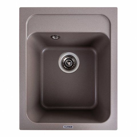 Гранітна мийка для кухні Platinum 4050 KORRADO матова Дюна 41609 фото