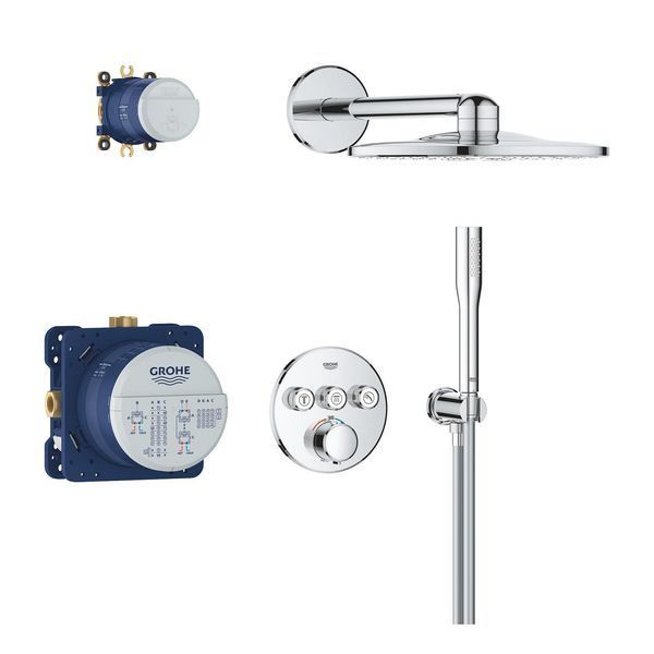 Душевая система скрытого монтажа термостатическая Grohe QuickFix Precision SmartControl 34874000 CV034568 фото
