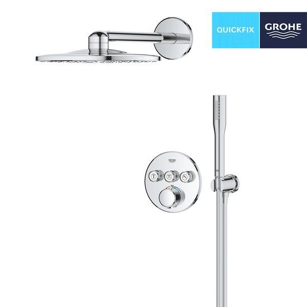Душевая система скрытого монтажа термостатическая Grohe QuickFix Precision SmartControl 34874000 CV034568 фото