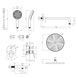 Душова система Kroner Element 211335A-0101 CV036004 фото 1