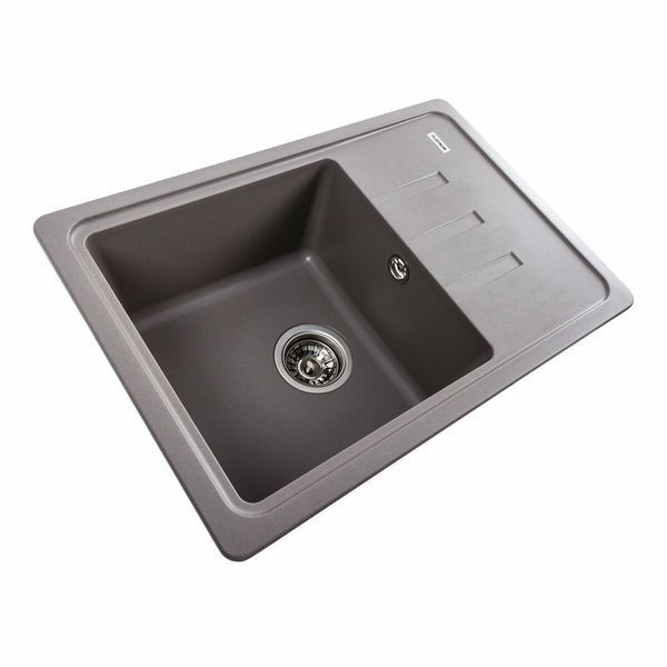 Гранитная мойка для кухни Platinum 6243 LIANA матовая Дюна 41627 фото