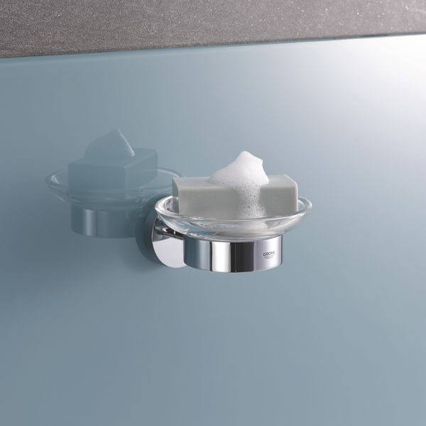 Мыльница с держателем Grohe QuickFix Start Cube 41193000 CV031949 фото
