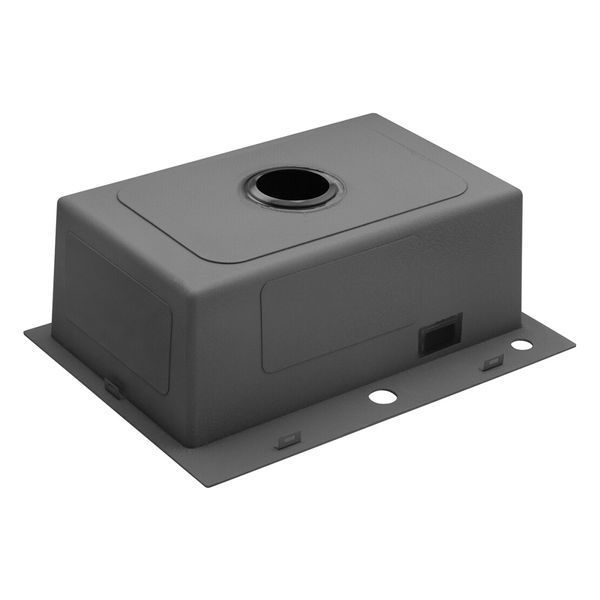 Комплект кухонной мойки Kroner KRP Schwarze 5843HM PVD BLK03 nero SL43357 фото