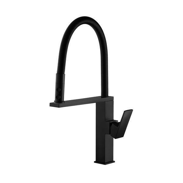 Комплект кухонной мойки Kroner KRP Schwarze 6350RHM PVD ST4303 SL42139 фото