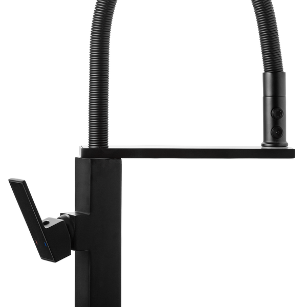 Комплект кухонной мойки Kroner KRP Schwarze 6350RHM PVD ST4303 SL42139 фото