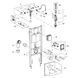 Комплект 4 в 1: Інсталяція Grohe Rapid SL 38840000 з панеллю змиву Even 38966000 + Унітаз безободковий A534UF Rimless з сидінням Slim Soft Close дюропласт (UA38840966A) CV033583 фото 5
