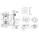 Комплект 4 в 1: Інсталяція Grohe Rapid SL 38840000 з панеллю змиву Even 38966000 + Унітаз безободковий A534UF Rimless з сидінням Slim Soft Close дюропласт (UA38840966A) CV033583 фото 2