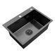 Комплект кухонной мойки Kroner KRP Schwarze 5843HM PVD BLK03 nero SL43357 фото 5