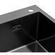 Комплект кухонной мойки Kroner KRP Schwarze 5843HM PVD BLK03 nero SL43357 фото 7