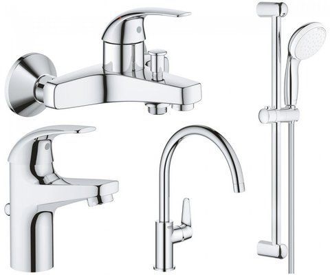 Набір змішувачів 4 в 1 BauCurve UA122218K0 Grohe UA122218K0 фото