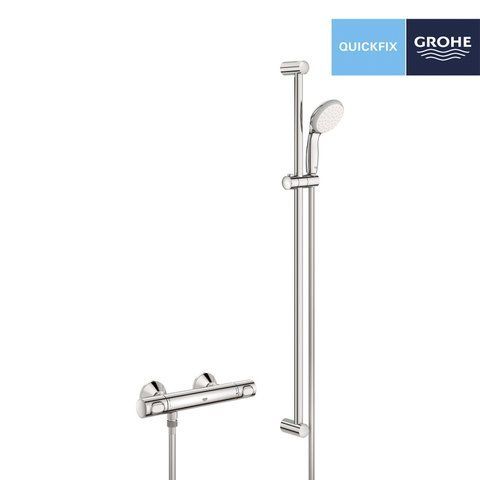 Смеситель термостатический для душа Grohe QuickFix Precision Flow с душевым гарнитуром 34842000 CV031967 фото