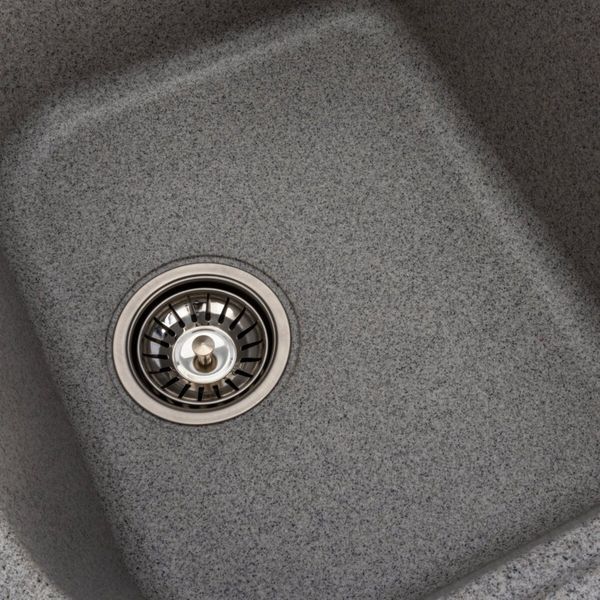 Гранітна мийка для кухні Platinum 7950 Equatoria матовий Сірий 36402 фото