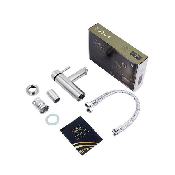 Смеситель для раковины Kroner KRP Edelstahl Klassisch - ESG010 CV022994 фото