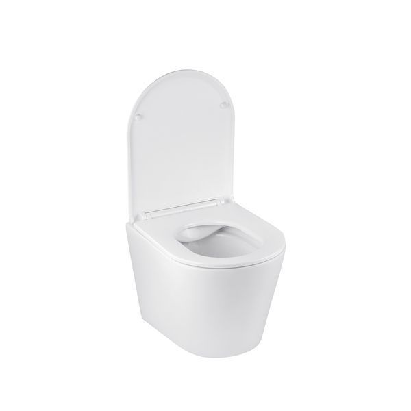 Комплект 4 в 1: Инсталляция GROHE Solido 3 в 1 3884966Q + Унитаз безободковый Kroner Armada WHI513636 RIMLESS с сиденьем Slim Duroplast / Soft-close / Quick relase KA513636WHIR (3884966KA513636) CV033599 фото