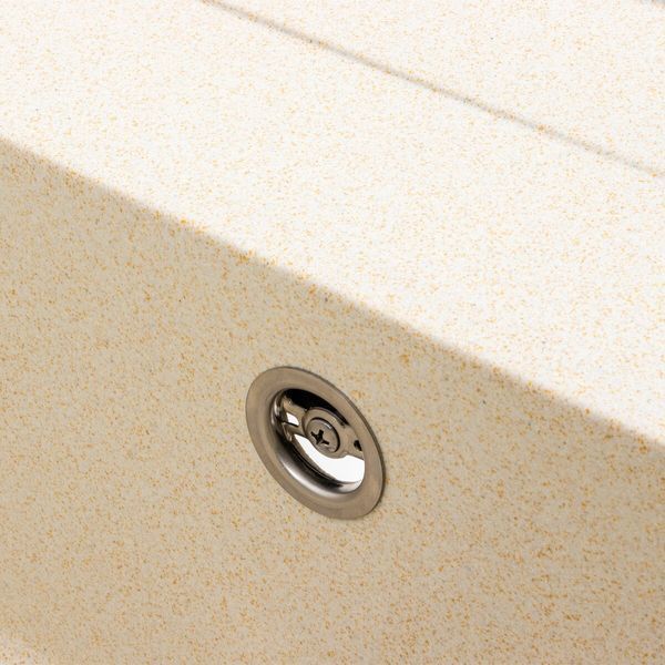 Кухонна мийка гранітна матова 7050 CASCADA Platinum Пісок 43035 фото