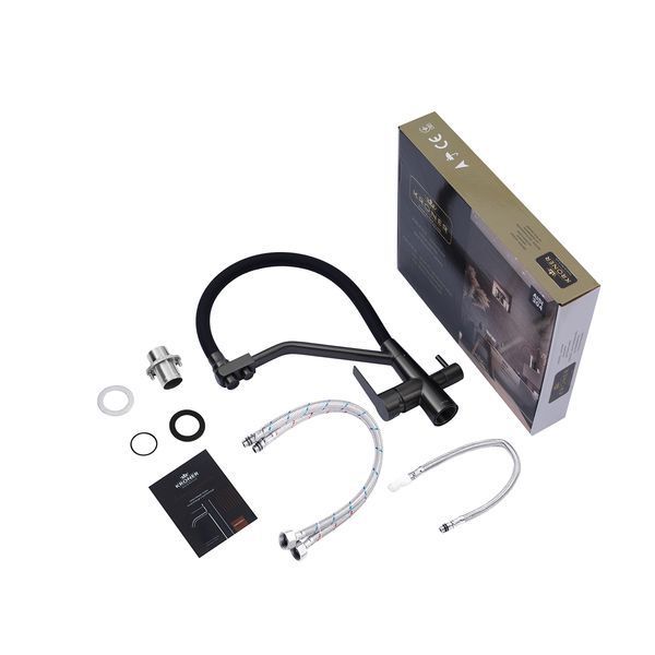 Комплект кухонної мийки Kroner KRP 6050HM PVD Klassisch ST43841 фото