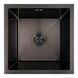 Кухонная мойка PVD черная СМ 44*44 Platinum Handmade (монтаж под столешницу) 47076 фото 1