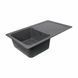 Гранитная мойка для кухни Platinum 7850 VERONA матовая Микс 3572 фото 6