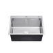 Комплект кухонної мийки Kroner KRP Derby - 6050HM Brush BLK ST27270 фото 4