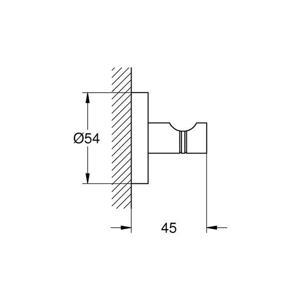 Гачок для ванної кімнати Grohe QuickFix Start 411732430 CV032148 фото