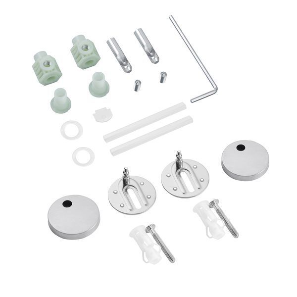 Комплект 4 в 1: Інсталяція GROHE Rapid SL 3 в 1 3884966Q + Унітаз безободковий Kroner Eifel WHI493436 RIMLESS з сидінням Slim Duroplast / Soft-close / Quick relase KE493436WHIR (3884966KE493436) CV033600 фото
