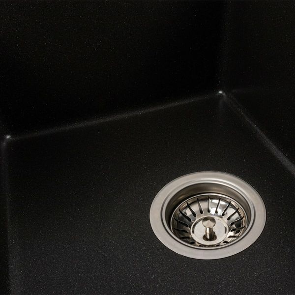 Гранітна мийка для кухні Platinum ARIA 5851 матова Моріон 48985 фото