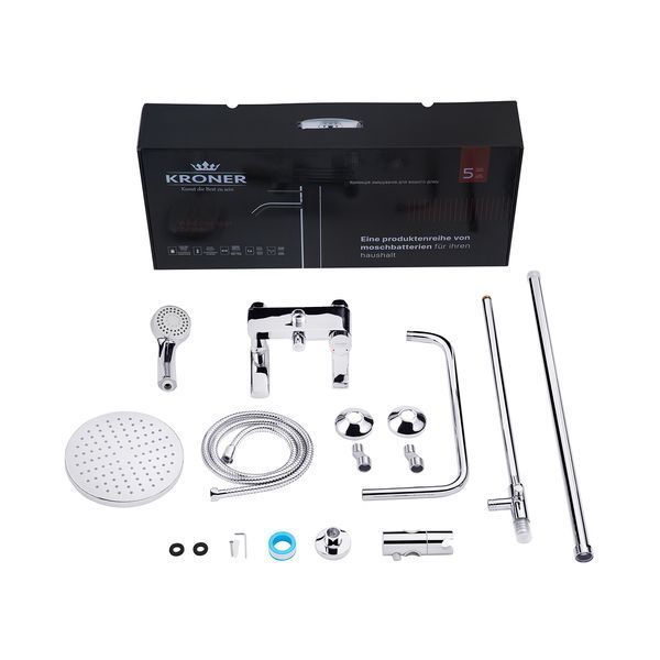 Душевая система Kroner KRP Basis - C063 CV024306 фото