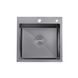 Комплект кухонної мийки KRP Schwarze - 5050HM PVD ST043320 фото 2