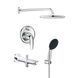 Душова система Grohe Vitalio Start 250 з виливом для ванни та змішувачем Euroeco UA32747R3 CV036746 фото 1