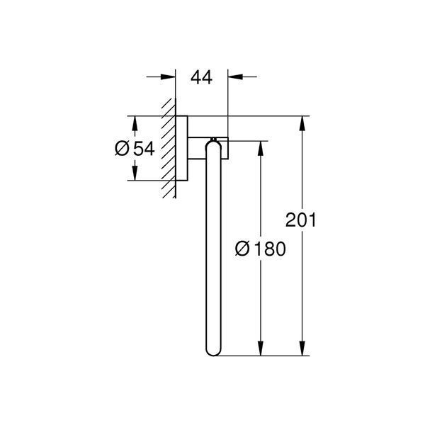 Полотенцедержатель Grohe QuickFix Start 411742430 CV032150 фото