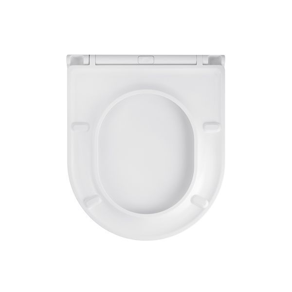 Комплект 4 в 1: Інсталяція GROHE Solido 3 в 1 3884966Q + Унітаз безобідковий Kroner Harz WHI493736 RIMLESS з сидінням Slim Duroplast/Soft-close/ Quick relase KH493736WHIR (3884966KH493736) CV033601 фото
