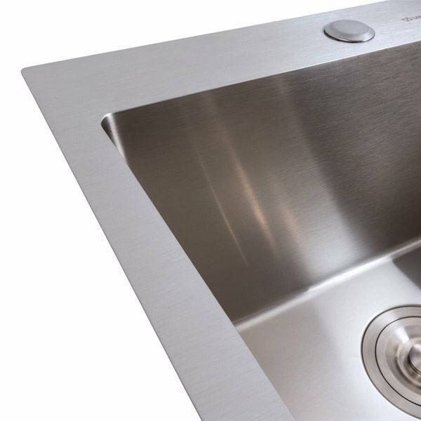 Комплект кухонної мийки Platinum Handmade HSBB 450x450x230 pl23569 фото