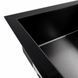 Кухонная мойка стеклянная CM 78*50 PVD Platinum Handmade черная 47099 фото 2