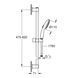 Душевой гарнитур Grohe QuickFix Vitalio Start 110 279482431 CV036173 фото 2